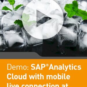 Demo: SAP Analytics Cloud with mobile live connection at Refratechnik