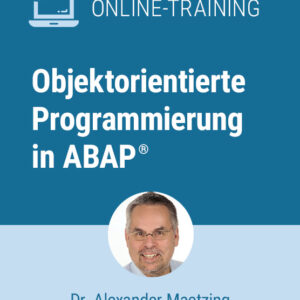 Objektorientierte Programmierung in ABAP