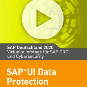 SAP UI data protection masking & logging